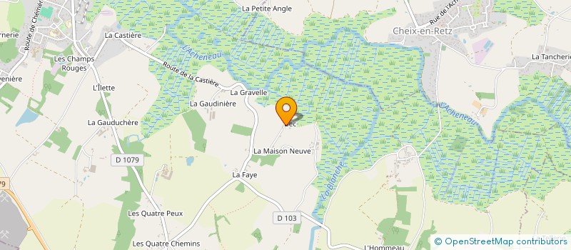 localisation de l'entreprise GAEC DE L'ACHENEAU à ROUANS