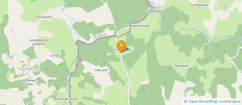 localisation de l'entreprise GAEC DE L AGACIE à OMPS
