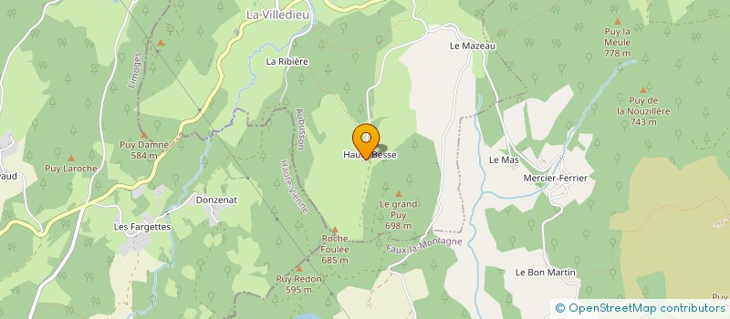 localisation de l'entreprise GAEC DE L'AGNEAU DES DEUX VALLEES à LA VILLEDIEU