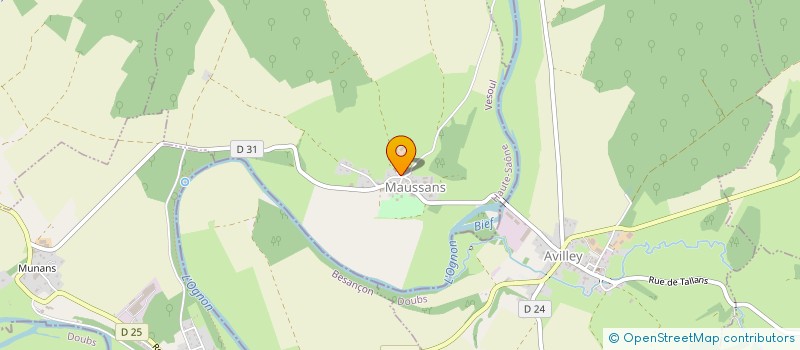 localisation de l'entreprise GAEC DE L'AIGLE à MAUSSANS