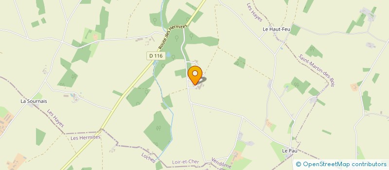 localisation de l'entreprise GAEC DE L'AITRE COLETTE à LES HAYES