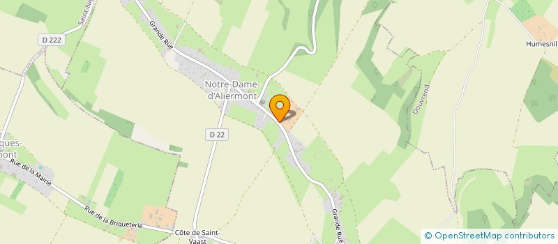 localisation de l'entreprise GAEC DE L'ALIERMONT  NOTRE-DAME-D'ALIERMONT