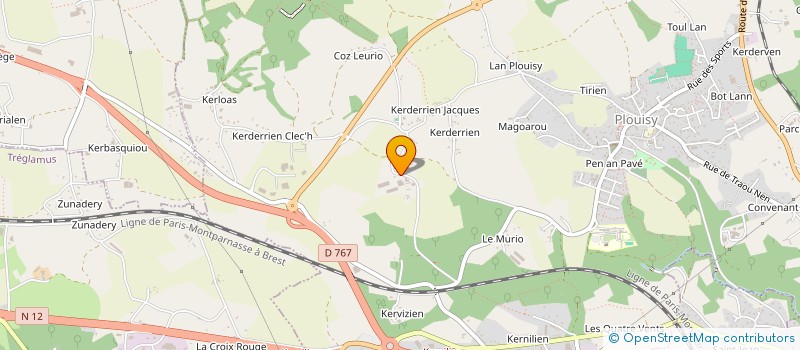 localisation de l'entreprise GAEC DE L'ALLEGOAT à PLOUISY