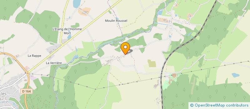 localisation de l'entreprise GAEC DE L'AME  LA CHAPELLE-AUX-BOIS
