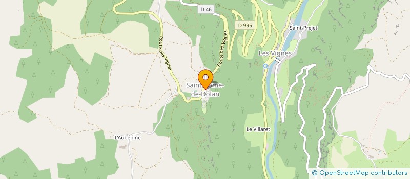 localisation de l'entreprise GAEC DE L'AMELIERO  LAVAL-DU-TARN