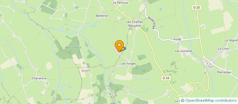 localisation de l'entreprise GAEC DE L'ARCONCE  VARENNE-L ARCONCE