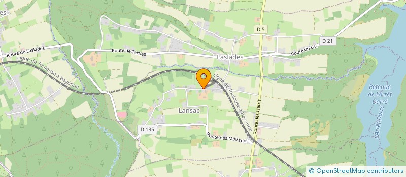 localisation de l'entreprise GAEC DE L ARRET DARRE à LANSAC