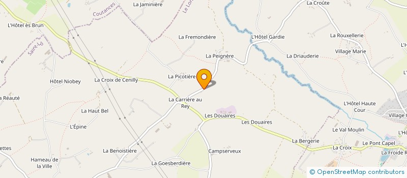 localisation de l'entreprise GAEC DE L ARTHURIE à MONTREUIL-SUR-LOZON