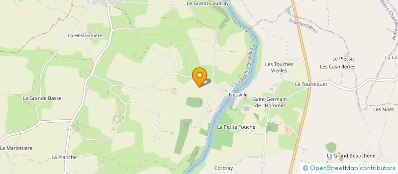 localisation de l'entreprise GAEC DE L ASNERIE  QUELAINES-SAINT-GAULT