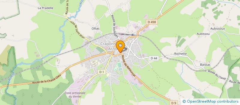 localisation de l'entreprise GAEC DE L'AUBRIGOUX à SAINT-JEAN-D AUBRIGOUX