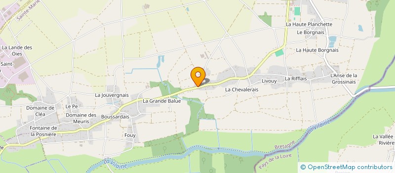 localisation de l'entreprise GAEC DE L AUMONERIE à SAINTE-MARIE