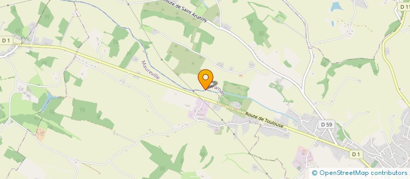 localisation de l'entreprise GAEC DE L'AUTAN  MASCARVILLE