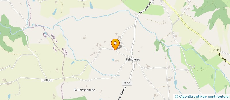 localisation de l'entreprise GAEC DE L'AUTAN  DURENQUE