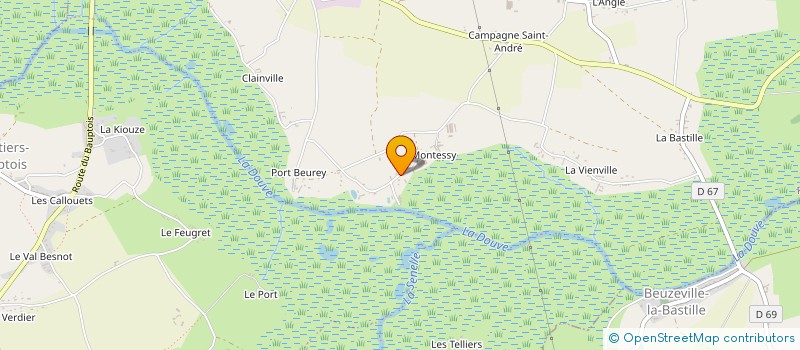 localisation de l'entreprise GAEC DE L'AUTRE JOUR à PICAUVILLE