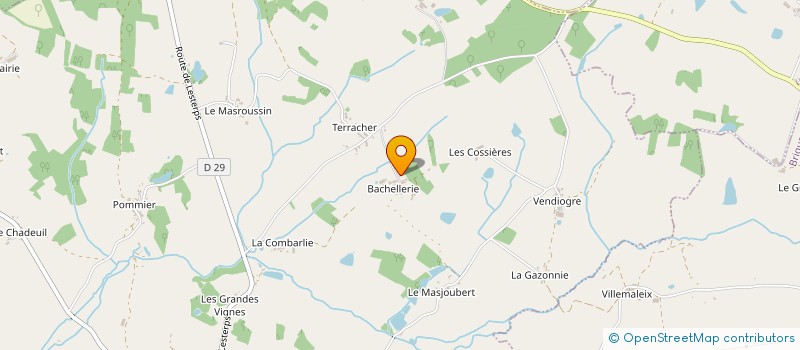 localisation de l'entreprise GAEC DE L AVENTURE à SAULGOND
