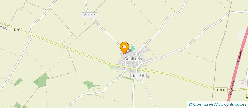 localisation de l'entreprise GAEC DE L'AVIATION à GOUILLONS