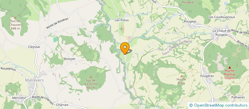 localisation de l'entreprise GAEC DE L'ECLUZE  ROSIERES