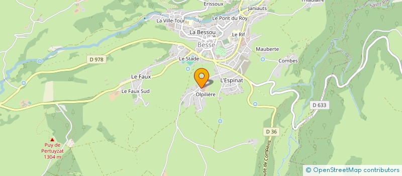 localisation de l'entreprise GAEC DE L EGLANTINE  BESSE-ET-SAINT-ANASTAISE