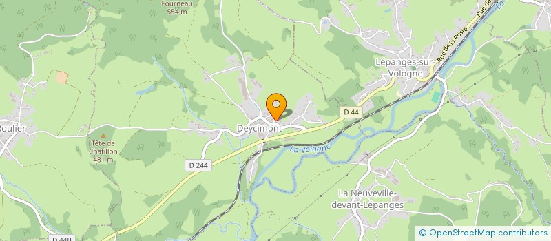 localisation de l'entreprise GAEC DE L EGLISE à DEYCIMONT