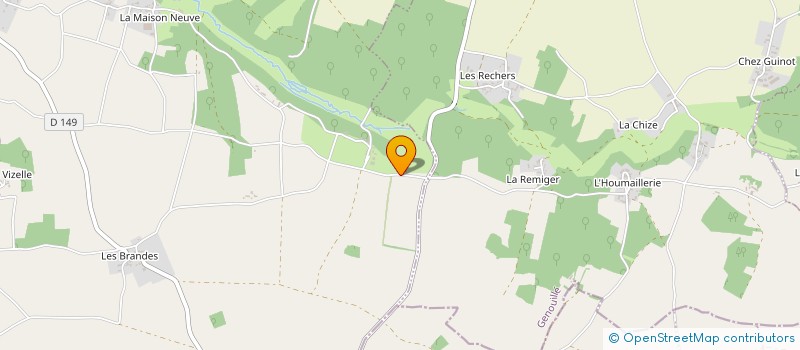 localisation de l'entreprise GAEC DE L'EMARIERE à LIZANT