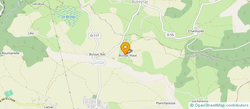 localisation de l'entreprise GAEC DE L EMERAUDE à SIAUGUES SAINTE MARIE