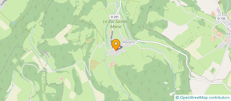 localisation de l'entreprise GAEC DE L'ENCLOS à MALANS