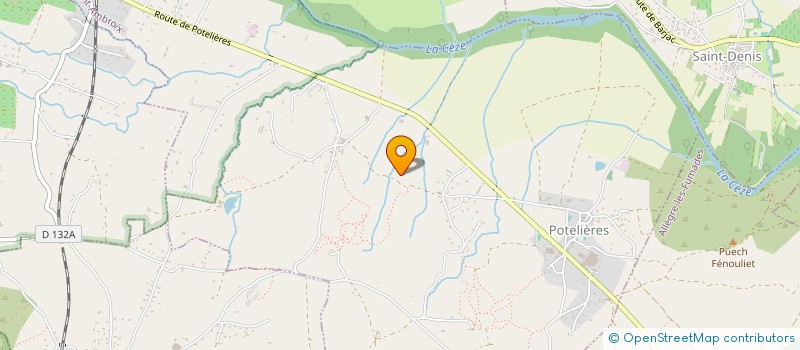 localisation de l'entreprise GAEC DE L'EOLIENNE  POTELIERES