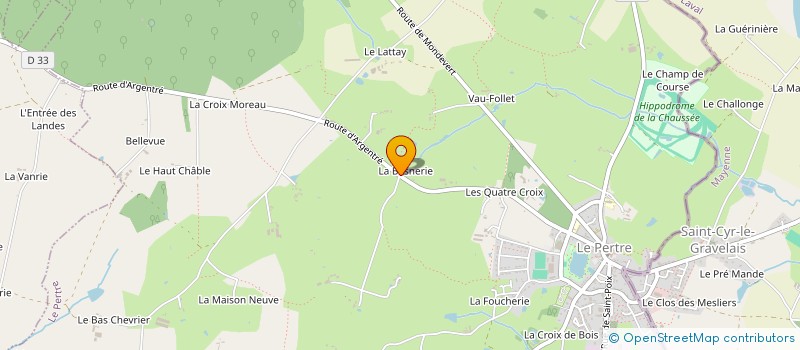 localisation de l'entreprise GAEC DE L'EPI D'OR à ETRELLES