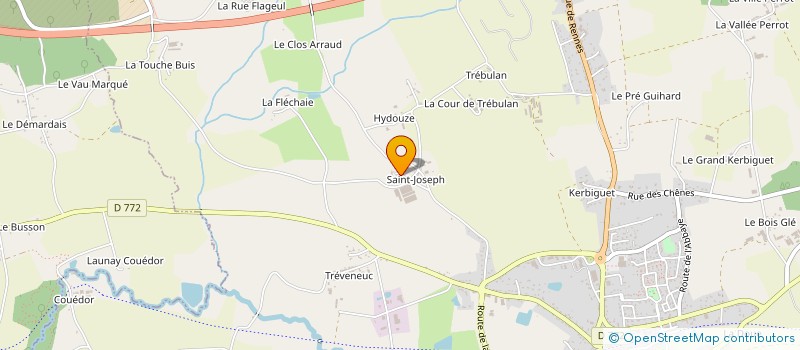 localisation de l'entreprise GAEC DE L EPINAY  GUER