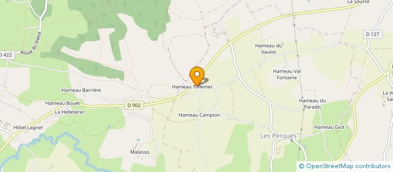 localisation de l'entreprise GAEC DE L'EPINAY à BRICQUEBEC-EN-COTENTIN
