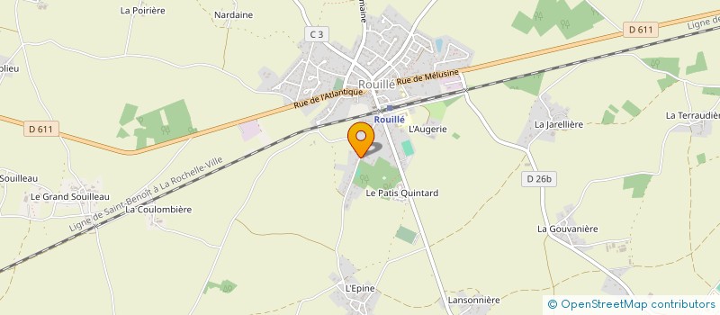 localisation de l'entreprise GAEC DE L EPINE à ROUILLE