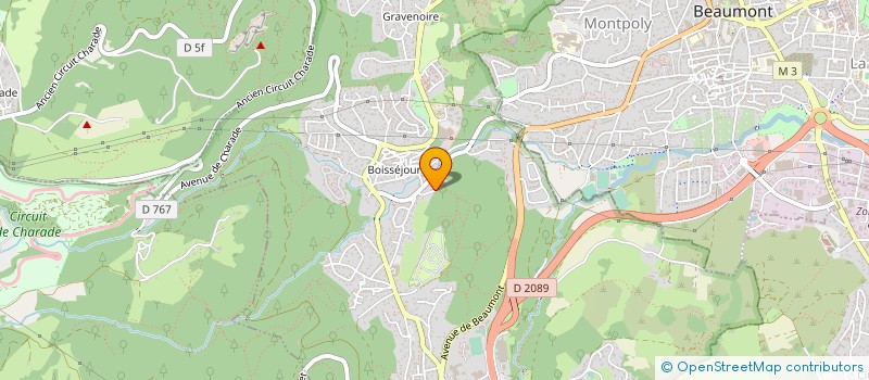 localisation de l'entreprise GAEC DE L'ERUPTION à SAINT-GENES-CHAMPANELLE