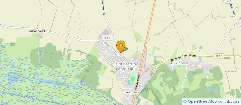 localisation de l'entreprise GAEC DE L ESPERANCE  SAINT-MARTIN-LONGUEAU