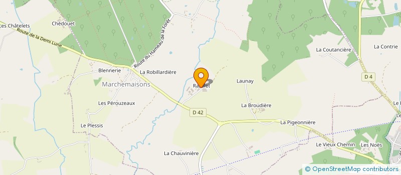 localisation de l'entreprise GAEC DE L'ESPERANCE à MARCHEMAISONS