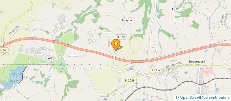 localisation de l'entreprise GAEC DE L ESPERANCE à BARAQUEVILLE
