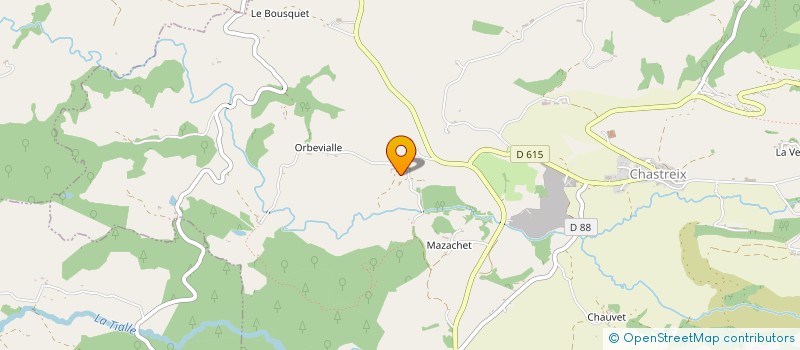 localisation de l'entreprise GAEC DE L'ESPERANCE à LA TOUR-D'AUVERGNE