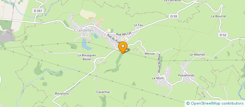 localisation de l'entreprise GAEC DE L'ESPOIR à CRANDELLES