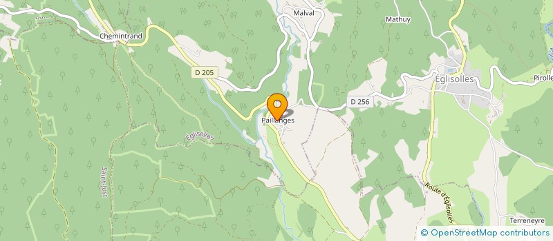 localisation de l'entreprise GAEC DE L ETANG à SAUVESSANGES