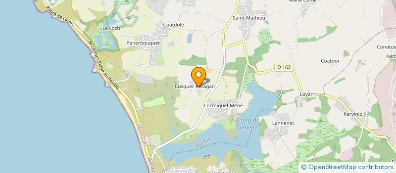 localisation de l'entreprise GAEC DE L'ETANG à GUIDEL