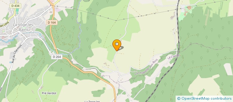 localisation de l'entreprise GAEC DE L'ETANG LA RUINEE à LA CHAPELLE-AUX-BOIS
