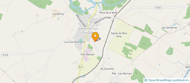 localisation de l'entreprise GAEC DE L'ETANG NEUF à VAL-FOUZON