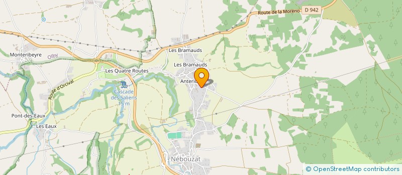 localisation de l'entreprise GAEC DE L ETOILE DU BERGER  NEBOUZAT