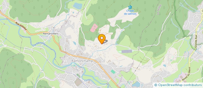 localisation de l'entreprise GAEC DE L'ETRAYE  RAMONCHAMP