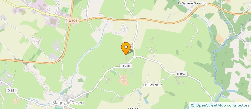 localisation de l'entreprise GAEC DE L'ETRE MAITRIE à BAGNOLES-DE-L'ORNE-NORMANDIE