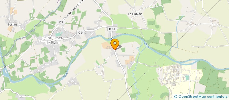 localisation de l'entreprise GAEC DE L'EUDRAIS à BLAIN