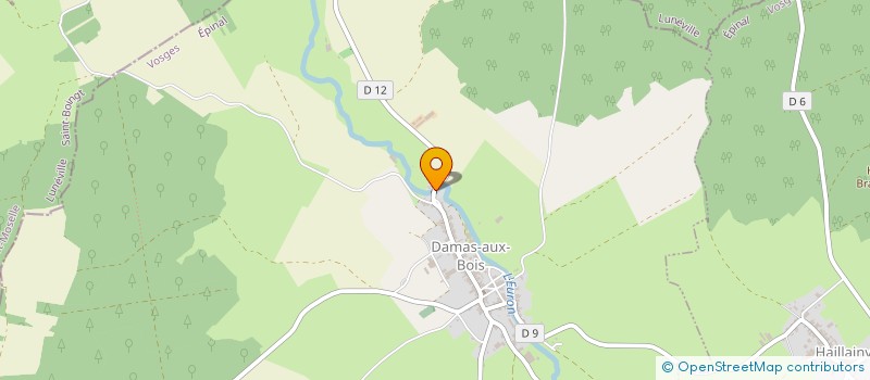 localisation de l'entreprise GAEC DE L'EURON  DAMAS-AUX-BOIS