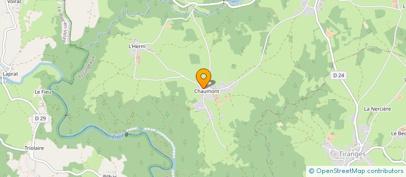 localisation de l'entreprise GAEC DE L HERM à BOISSET