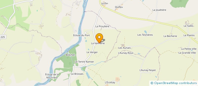 localisation de l'entreprise GAEC DE L HERMINE à LA BAZOUGE-DES-ALLEUX