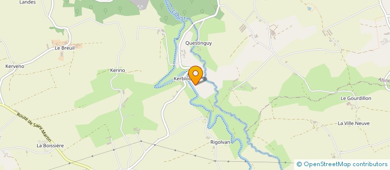 localisation de l'entreprise GAEC DE L'HILVERN à MERLEAC