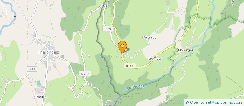 localisation de l'entreprise GAEC DE L'HIRONDELLE à ST MARTIN SOUS VIGOUROUX